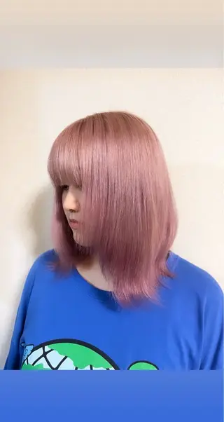 ミディアム カラー 💙村岡 春陽💙のヘアスタイル