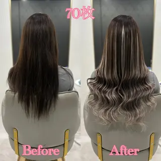 ロング シールエクステ ♡SAORI♡のヘアスタイル