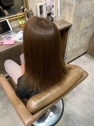 ミディアム カラー 和久井 琉空のヘアスタイル