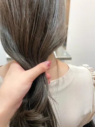 ロング カラー 【表参道】Ruri デジタルパーマのヘアスタイル