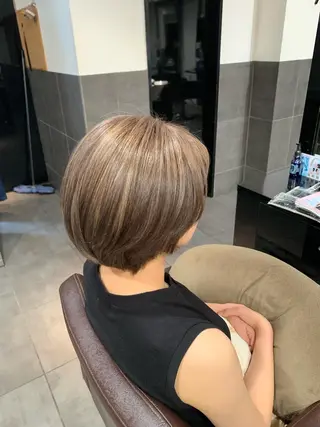 ショート カラー 新宿御苑前/ボブ 髪質改善Ryuseiのヘアスタイル