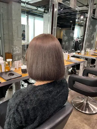 ショート 🪞透明感カラー🫧 縮毛矯正🥇かずきのヘアスタイル