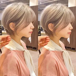 ショート レイヤー特化 渋谷美容師/れなのヘアスタイル
