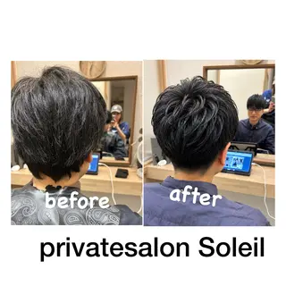 ショート メンズ 久木原 ゆりのヘアスタイル