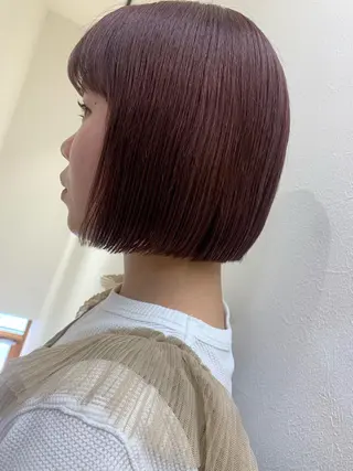 ショート カラー hubhair レイヤー/透明感のヘアスタイル