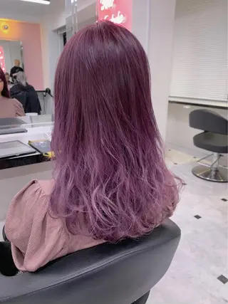 セミロング カラー ヘアアレンジ 全色特化美容師 /コウスケ🎨のヘアスタイル