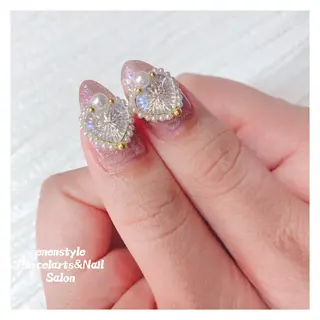 ミディアム ネイル 🐾enen style 🐾のネイルデザイン