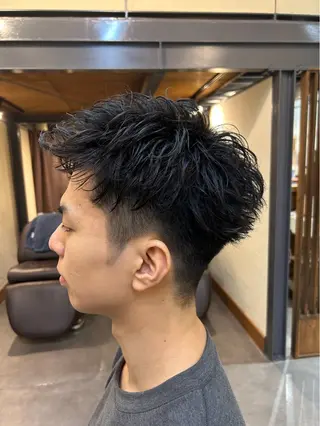 パーマ メンズ メンズ特化美容師 岩田拓海のヘアスタイル