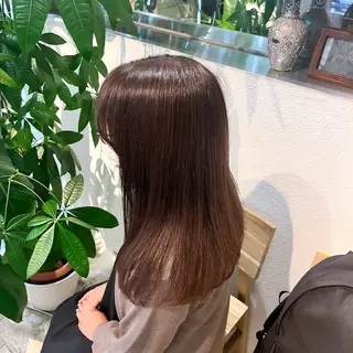 ロング カラー suzuka/透明感 /顔周り/美髪矯正のヘアスタイル