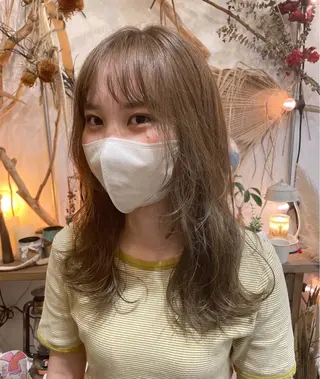 ロング カラー 狩野 羅夢のヘアスタイル
