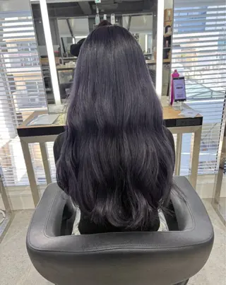 ロング miku/ラベンダー 透明感カラー🪻❤︎のヘアスタイル