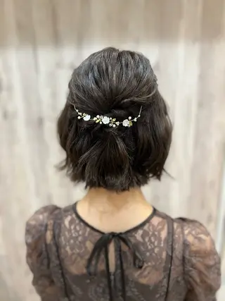ヘアアレンジ ヘアメイクネイリスト hidemi中目黒のヘアスタイル