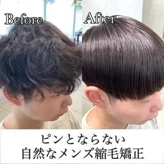 パーマ メンズ 💠メンズ縮毛矯正 /パーマ💠林慶太のヘアスタイル