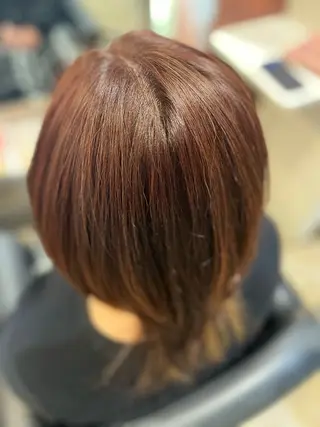 ミディアム カラー 織田 英之のヘアスタイル