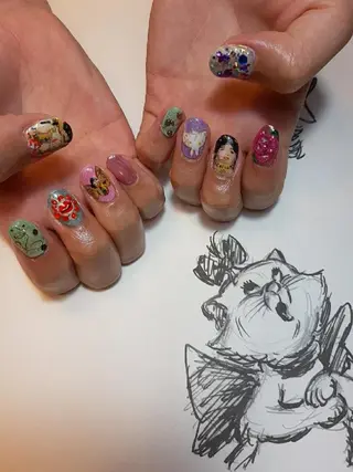 ネイル 平尾駅前/持込み専門 /owlnailのネイルデザイン