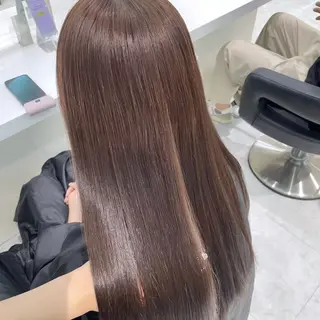 カラー 🤍ブリーチなし ブラウンhimi🤍のヘアスタイル