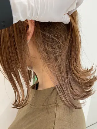ミディアム カラー 🫧渋谷美容師 たくみ🫧のヘアスタイル