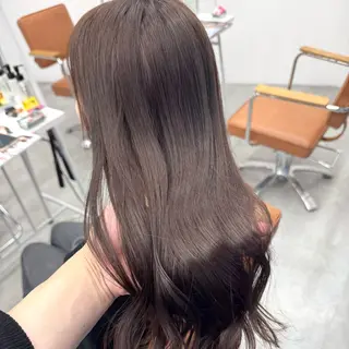 ロング カラー ヘアアレンジ ブリーチなしカラー /新百合ヶ丘/安形翔のヘアスタイル