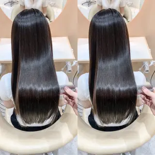 セミロング カラー ✨美髪矯正×髪質改善 🍎カイト🍎渋谷のヘアスタイル