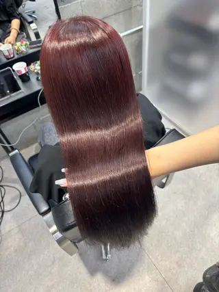 ロング カラー パーマ ヒマワリ🌻/ ワンホン×髪質改善のヘアスタイル