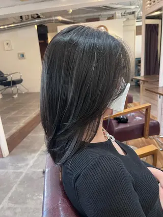 セミロング Cecilhair なんば店    岩川のヘアスタイル