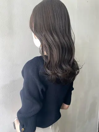 ロング カラー フレンチボブパーマ Yuukiのヘアスタイル