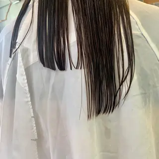 セミロング 柔らかブラウン/顔周 りレイヤー♡ユウシのヘアスタイル