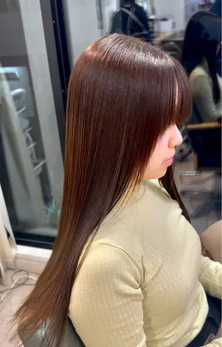 ロング カラー アニメデザイン美容師 ブリーチカラー/僚汰のヘアスタイル