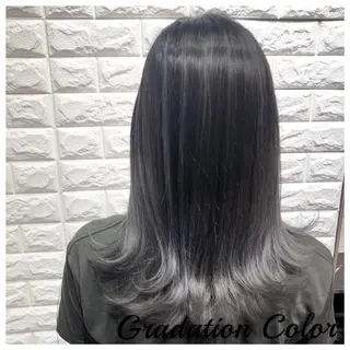 セミロング カラー yuuka🌻 ハイライト/艶カラーのヘアスタイル