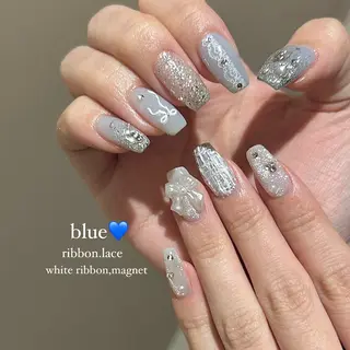 ネイル パラあり！フィルイン 美フォルムのネイルデザイン