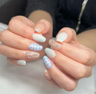ネイル AISAフィル× ハードモチ最強のネイルデザイン