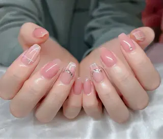 ネイル 🎀PG🩵 ネイルサロンのネイルデザイン