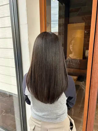 ロング 村松 麻菜のヘアスタイル