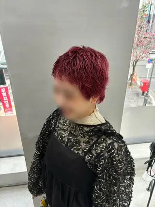 ショート カラー パーマ little光の森/ Sayaのヘアスタイル