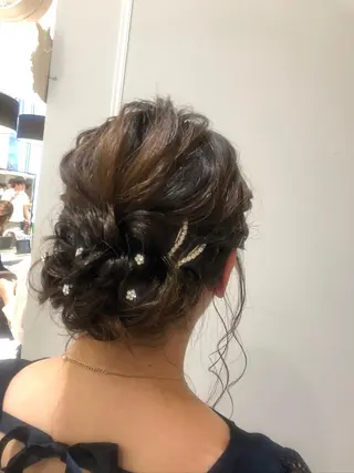 セミロング 美髪矯正透明感カラー 江川 和輝のヘアスタイル