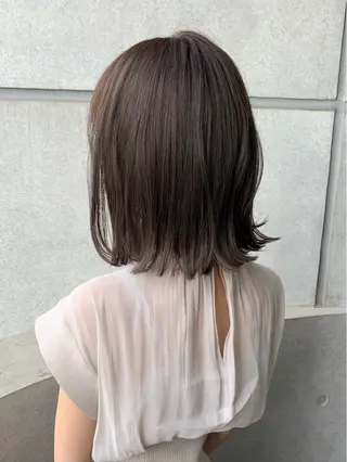 ミディアム 似合わせヘア✔️ 店長 オオキアキヒロのヘアスタイル