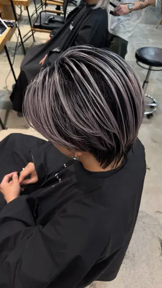 ミディアム Kaho【mens/ ブリーチ/パーマ】のヘアスタイル