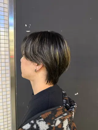 メンズ レディースモデル募集 角快利のヘアスタイル