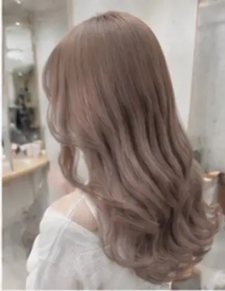 ロング カラー 透明感×艶カラー ✨️美髪縮毛🍒リオのヘアスタイル