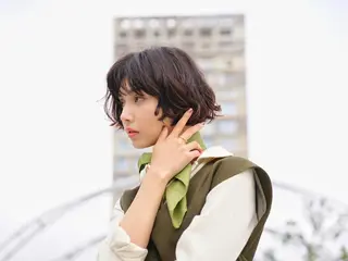 セミロング カラー パーマ ヘアアレンジ newi grande 横浜店のヘアスタイル