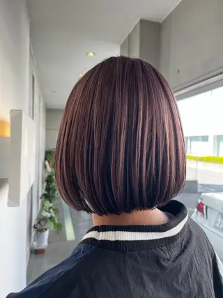 ミディアム おせ ちさとのヘアスタイル