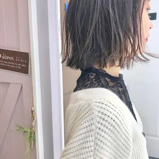 ミディアム カラー ショート特化 /天神大名/ハルナのヘアスタイル
