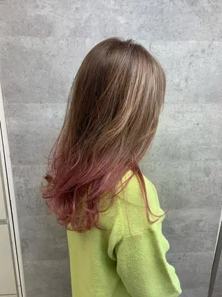 ミディアム カラー 今野 美栄のヘアスタイル