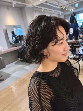ショート パーマ 似合わせ特化❤️ カット/パーマ/梅田のヘアスタイル
