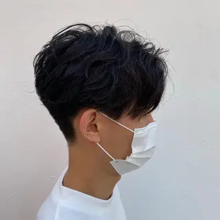 メンズ ブリーチなしWカラー ／レイヤー🎀マリノのヘアスタイル