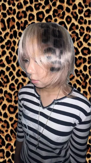ミディアム 💥ウルフカット デザインあんな💥のヘアスタイル