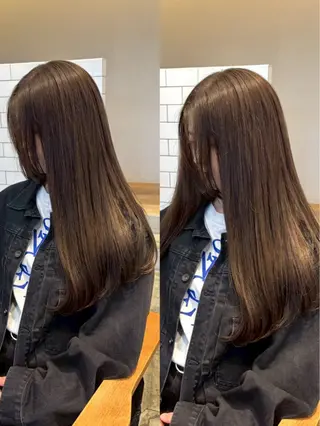 ロング カラー RINNO🌷透明感 カラー/髪質改善のヘアスタイル