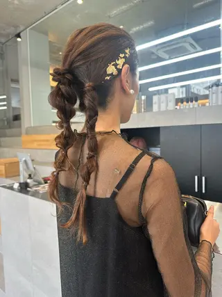 ヘアアレンジ 大塚 夏生のヘアスタイル