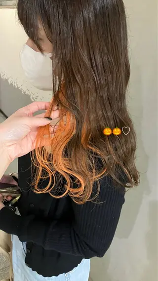 ミディアム カラー 清村 和音のヘアスタイル