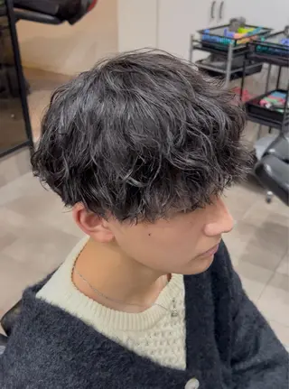 パーマ メンズ QOL円山 SHOTAのヘアスタイル